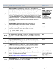 Ca-Dbo Money Transmitter License Transition Checklist (Company) - Nmls - California, Page 4