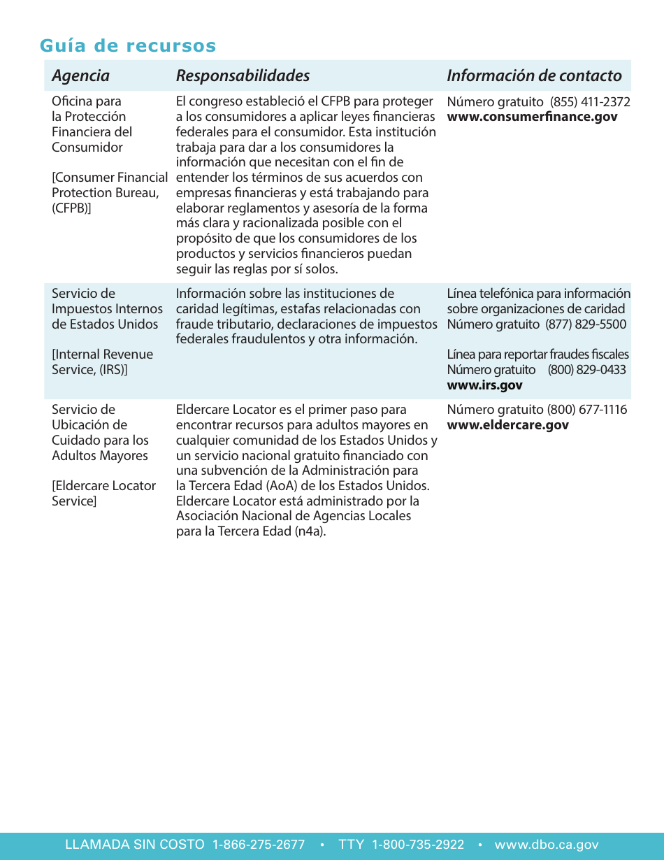 Verifique Y Investigue Antes De Invertir - California (Spanish), Page 5