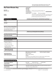 Form CFPB Loan Estimate - California (Vietnamese), Page 2
