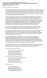 Form DBO-3 Confidential Resume Submitted to the Commissioner of Business Oversight, State of California - California, Page 2