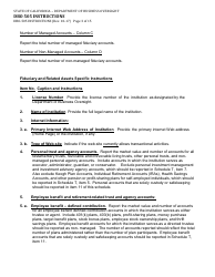 Instructions for Form DBO-505 Schedule T Fiduciary and Related Services - California, Page 3