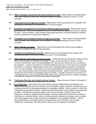 Instructions for Form DBO-505 Schedule T Fiduciary and Related Services - California, Page 7