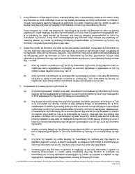 Loan Modification Agreement (Providing for Fixed Interest Rate) - California (Tagalog), Page 2