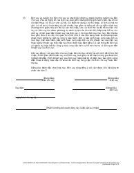Form DBO-CRMLA8019 Loan Modification Form (Fixed Interest Rate) - California (Vietnamese), Page 3