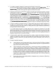 Formulario DBO-CRMLA8019 Contrato De Modificacion, Reamortizacion O Extension De Una Hipoteca - California (Spanish), Page 2