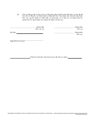 Form DBO-CRMLA8019 Mortgage Modification, Re-amortization or Extension Form - California (Vietnamese), Page 3