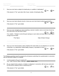 Form DBO-512 SIQ Statement of Identity and Questionnaire - California, Page 4