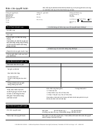 Closing Disclosure Form - California (Vietnamese)