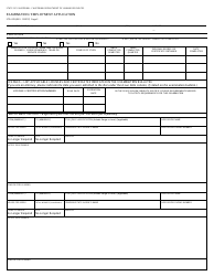 Form STD.678 Examination/Employment Application - California, Page 2