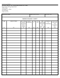 Form 79-086 Smokehouse Chart - California