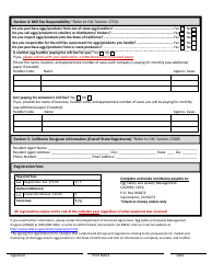 Form 517-004A Egg Handler and Producer Registration Form - California, Page 4
