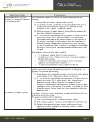 Form CDFA-LIC-001-T Cannabis Cultivation Temporary License Application - California, Page 13