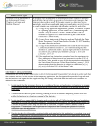 Form CDFA-LIC-001-T Cannabis Cultivation Temporary License Application - California, Page 14