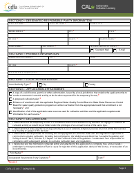 Form CDFA-LIC-001-T Cannabis Cultivation Temporary License Application - California, Page 4