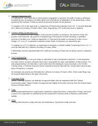 Form CDFA-LIC-001-T Cannabis Cultivation Temporary License Application - California, Page 9