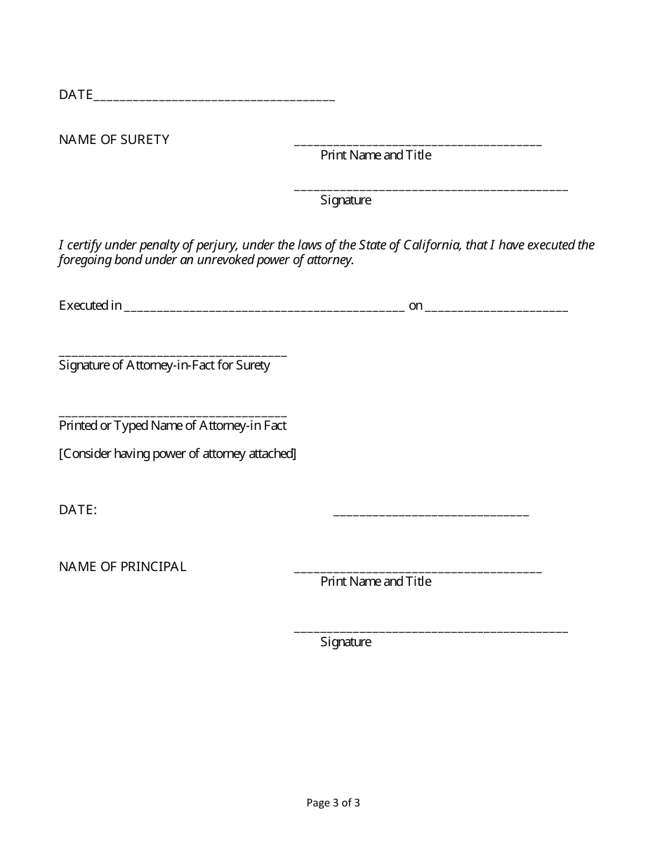 Commercial Cannabis Licensee Bond - California, Page 3