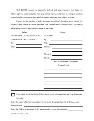Form HCD488.1 Requester Account Agreement - California, Page 3