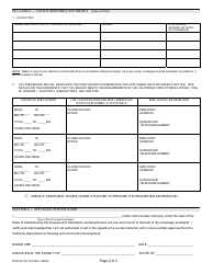 Form HCD OL ED124 Application for Instructor Approval - California, Page 2