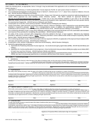 Form HCD OL ED122 Application for Course Provider and/or Course Approval (Part a) - California, Page 2