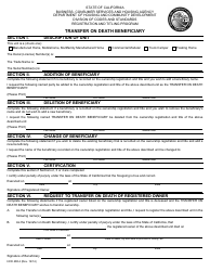 Document preview: Form HCD488.4 Transfer on Death Beneficiary - California