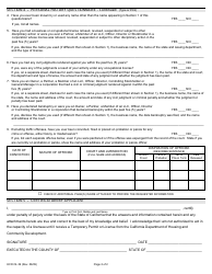 Form HCD OL29 Application for Mh-Unit/Commercial Modular Manufacturers, Distributors, Dealers and Salespersons (Part B) - California, Page 2