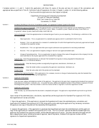 Form HCD520 Application for Standard Plan Approval - California, Page 2