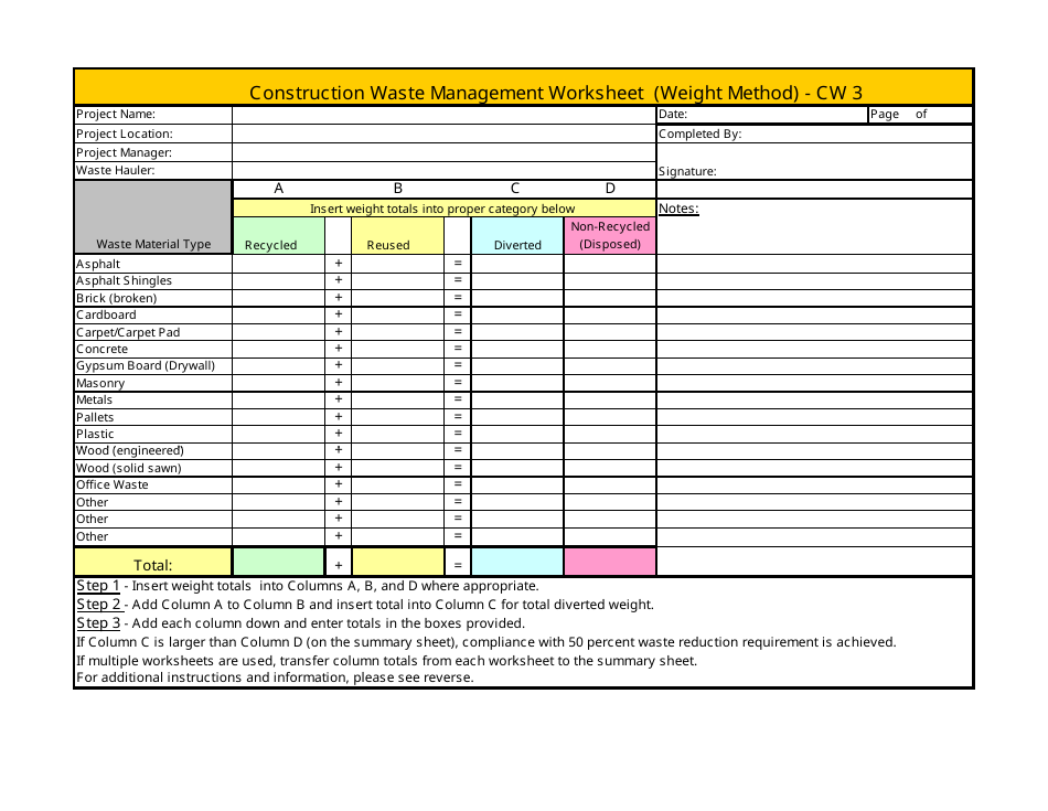 Form CW3 - Fill Out, Sign Online and Download Printable PDF, California ...