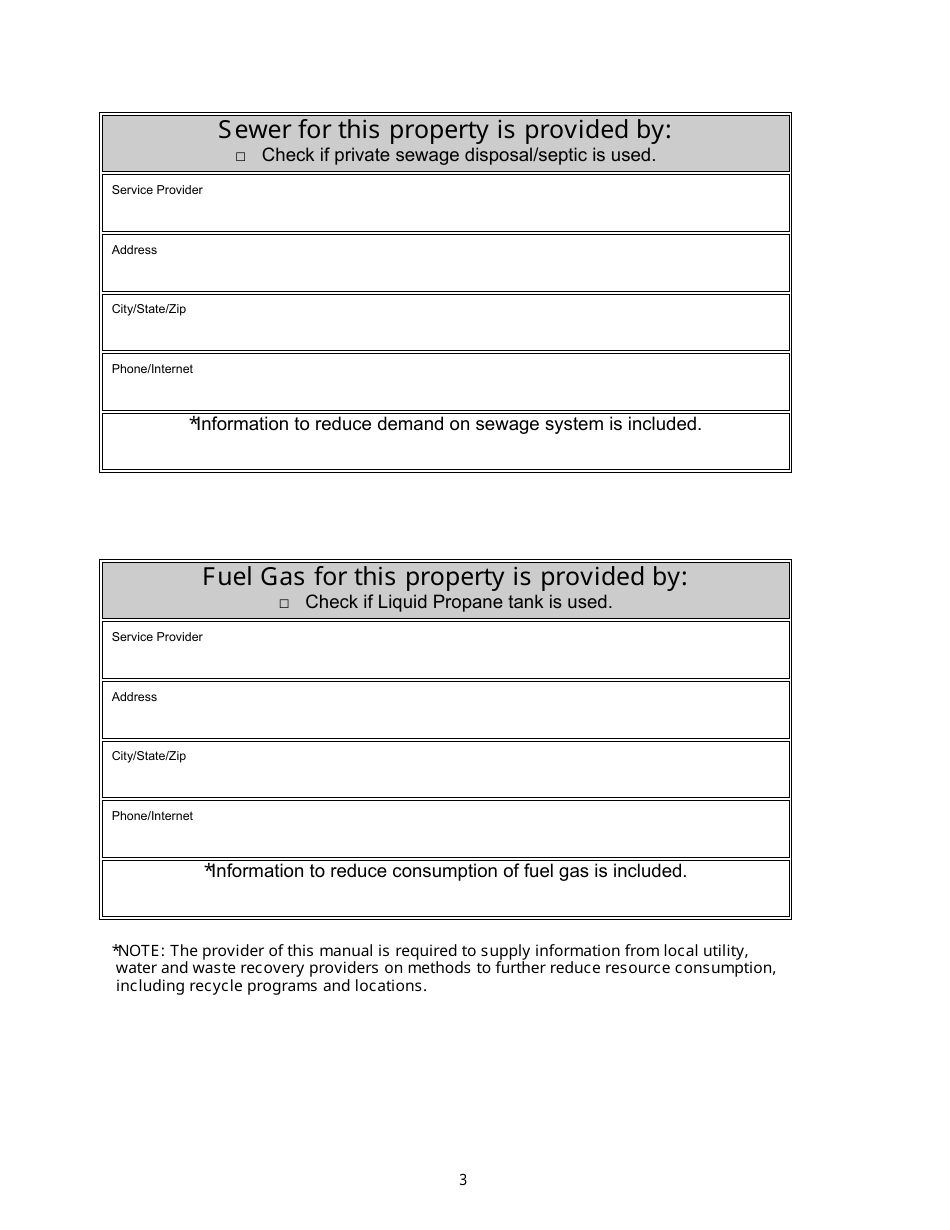 Operation and Maintenance Manual - California, Page 3