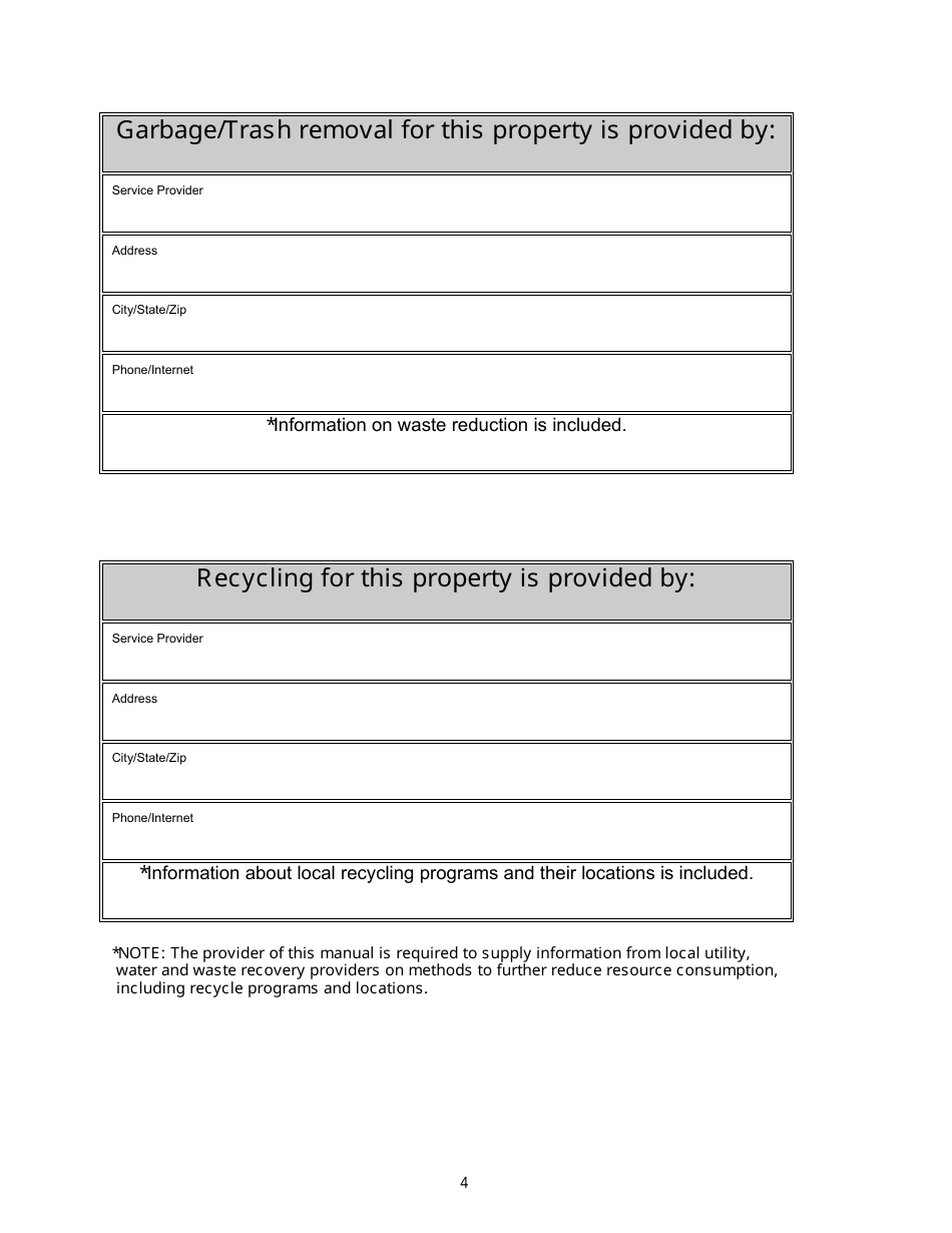 Operation and Maintenance Manual - California, Page 4
