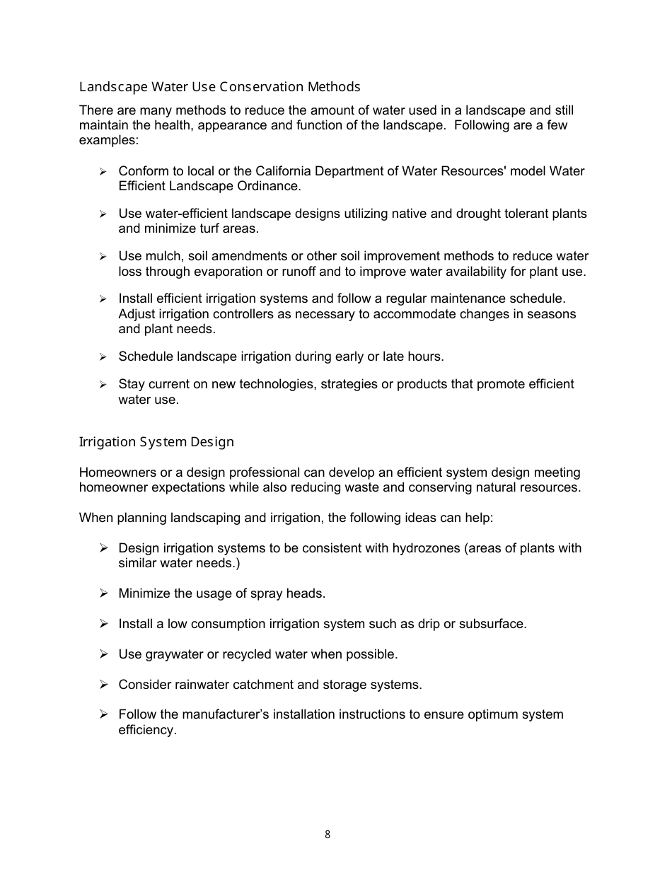 Operation and Maintenance Manual - California, Page 8