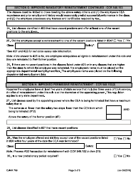 Form CALHR769 Cea Return Rights Worksheet - California, Page 3