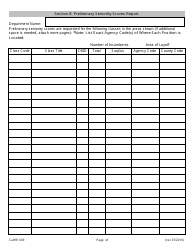 Form CALHR009 Layoff Plan and Request for Preliminary Seniority Scores - California, Page 2