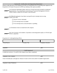 Form CALHR009 Layoff Plan and Request for Preliminary Seniority Scores - California, Page 3