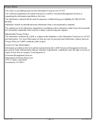 Form CALHR756 Certification of Qualifying Exigency for Military Family Leave (Family and Medical Leave Act) - California, Page 3