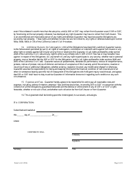 Form A-4 Guaranty of Workers&#039; Compensation Liabilities - California, Page 4