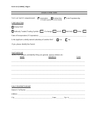 Form A-1 Application for Certificate of Consent to Self-insure as a Private Employer Self-insurer - California, Page 3