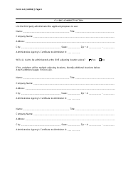 Form A-1 Application for Certificate of Consent to Self-insure as a Private Employer Self-insurer - California, Page 4