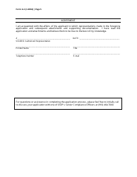 Form A-1 Application for Certificate of Consent to Self-insure as a Private Employer Self-insurer - California, Page 5
