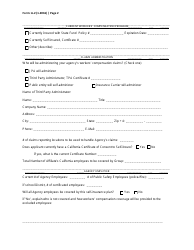 Form A-2 &quot;Application for Certificate of Consent to Self-insure as a Public Agency Employer Self-insurer&quot; - California, Page 2