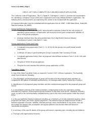 Form S-1 Group Master Application for Certificate of Consent to Self-insure as a Group Self-insurer - California, Page 4