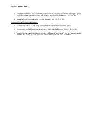 Form S-1 Group Master Application for Certificate of Consent to Self-insure as a Group Self-insurer - California, Page 6