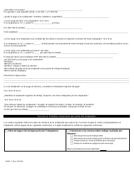 DLSE Formulario BOFE1 Denuncia De Violacion a La Ley Laboral - California (Spanish), Page 3
