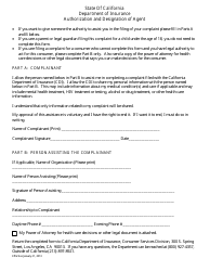 Form CSD-001-P Request for Assistance (Rfa) - California, Page 3
