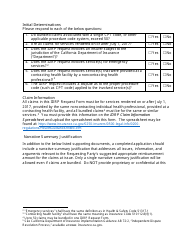 Independent Dispute Resolution Process (Idrp) Request Form - California, Page 2