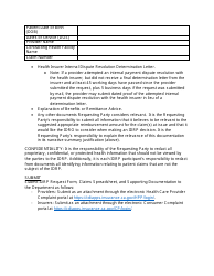 &quot;Independent Dispute Resolution Process (Idrp) Request Form&quot; - California, Page 4
