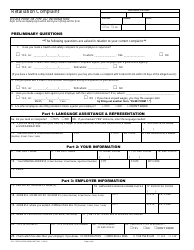 Form RCI1 Retaliation Complaint - California