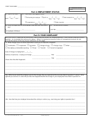 Form RCI1 Retaliation Complaint - California, Page 2