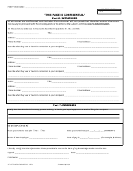 Form RCI1 Retaliation Complaint - California, Page 3