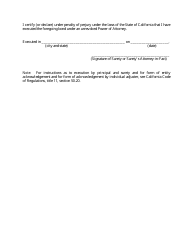 Form 94A Bond of Public Insurance Adjuster - California, Page 3