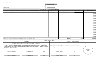 Form D-174 &quot;Securities Transaction Request Form for Outside Depositors&quot; - California, Page 2
